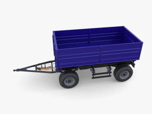 Agro trailer V6 3D Model