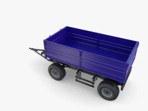 Agro trailer V6 3D Model