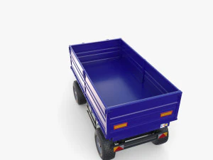 Agro trailer V6 3D Model