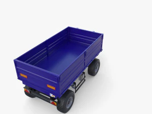 Agro trailer V6 3D Model
