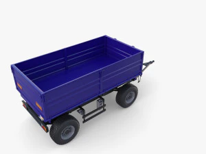 Agro trailer V6 3D Model
