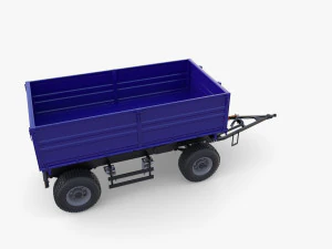 Agro trailer V6 3D Model