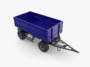 Agro trailer V6 Model 3D