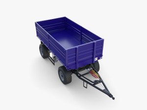 Agro trailer V6 Model 3D