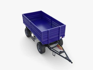 Agro trailer V6 3D Model