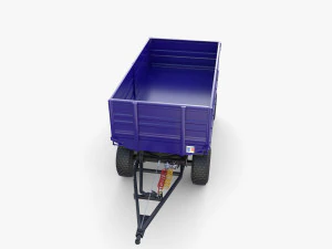 Agro trailer V6 3D Model