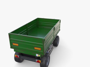 Agro trailer V7 Model 3D