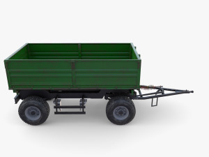 Agro trailer V7 Model 3D