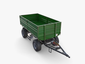 Agro trailer V7 Model 3D