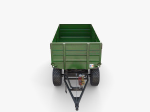 Agro trailer V7 Model 3D
