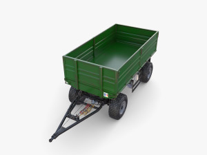 Agro trailer V7 Model 3D