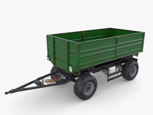 Agro trailer V7 Model 3D