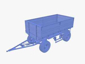 Agro trailer V7 Model 3D
