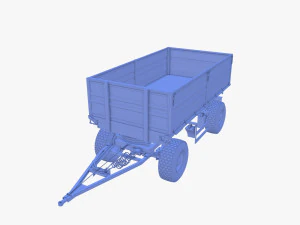 Agro trailer V7 3D Model