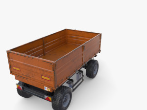 Agro trailer V8 Modelo 3D
