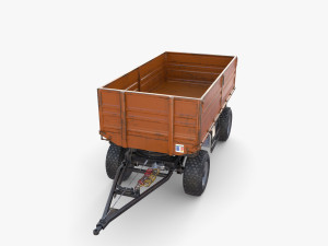 Agro trailer V8 Modelo 3D