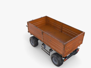 Agro trailer V8 Modelo 3D
