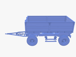 Agro trailer V8 Modelo 3D