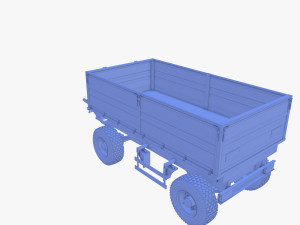 Agro trailer V8 Modelo 3D