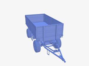 Agro trailer V8 Modelo 3D