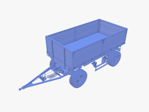 Agro trailer V8 Modelo 3D