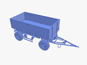 Agro trailer V8 Modelo 3D