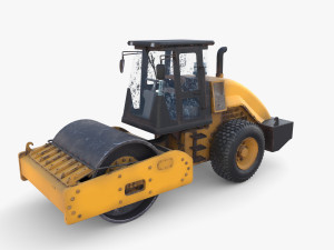 Road roller V1 Modelo 3D