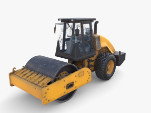 Road roller V1 Modelo 3D