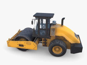 Road roller V1 Modelo 3D