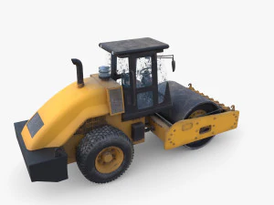 Rolo compactador V1 Modelo 3D