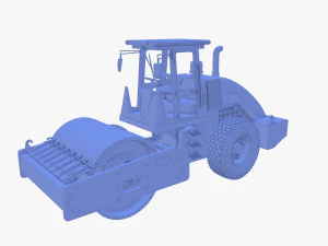Rolo compactador V1 Modelo 3D