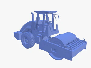 Rolo compactador V1 Modelo 3D