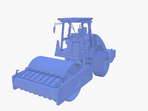 Rolo compactador V1 Modelo 3D