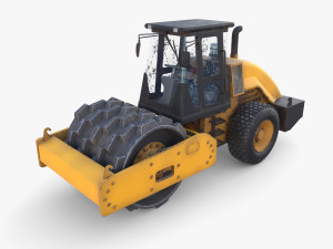 Road roller V2 3D-Modell