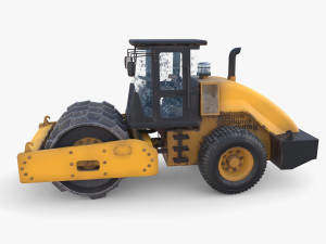 Road roller V2 3D-Modell