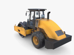 Road roller V2 3D Model