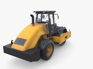 Road roller V2 3D Model