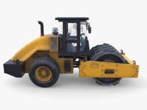 Road roller V2 3D Model