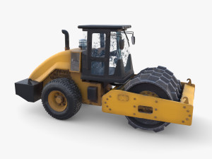Road roller V2 3D-Modell