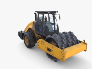 Road roller V2 3D-Modell