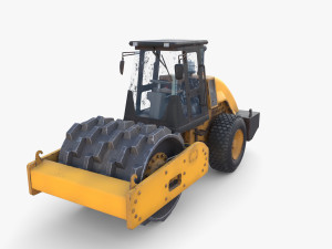 Road roller V2 3D-Modell
