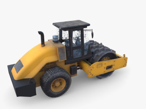 Road roller V2 3D-Modell
