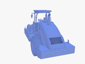 Road roller V2 3D Model