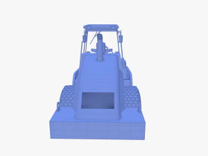 Road roller V2 3D Model