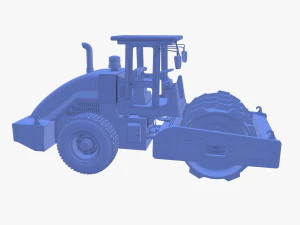 Road roller V2 3D Model
