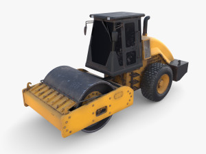 Road roller V3 3D-Modell