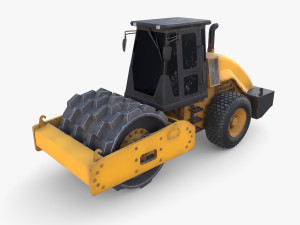 Road roller V4 3D-Modell