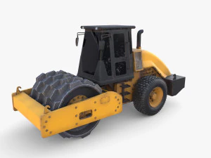 रोड रोलर V4 3D मॉडल