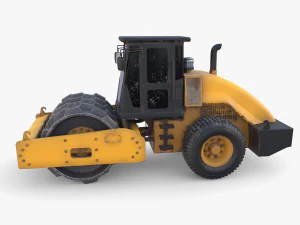 रोड रोलर V4 3D मॉडल