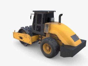 रोड रोलर V4 3D मॉडल